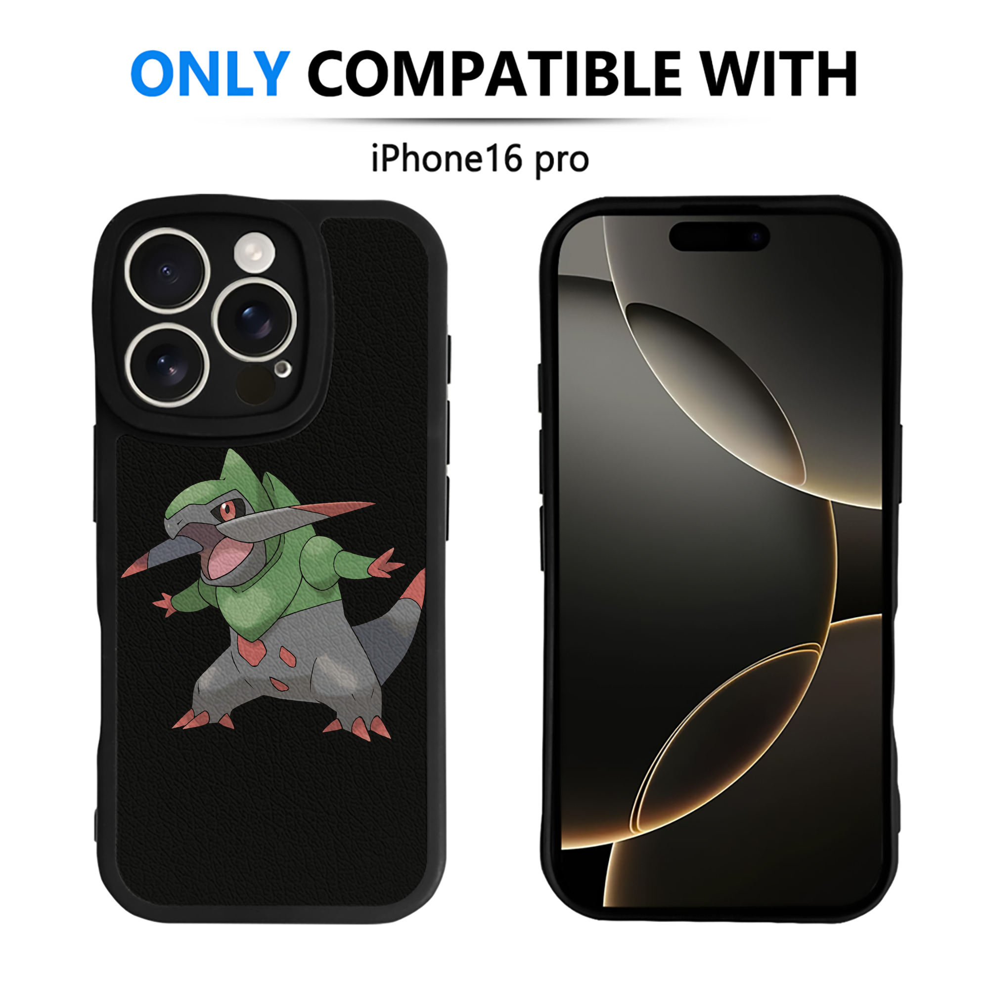 （画像用） ポケットモンスター Pokémon 【iPhone 16シリーズ対応】シリコンスマホケース（レザー調） 材質：シリコン